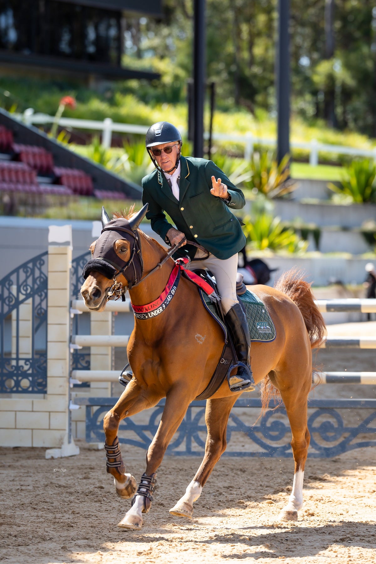 Chris Chugg riding Oaks Ella at Willinga Park