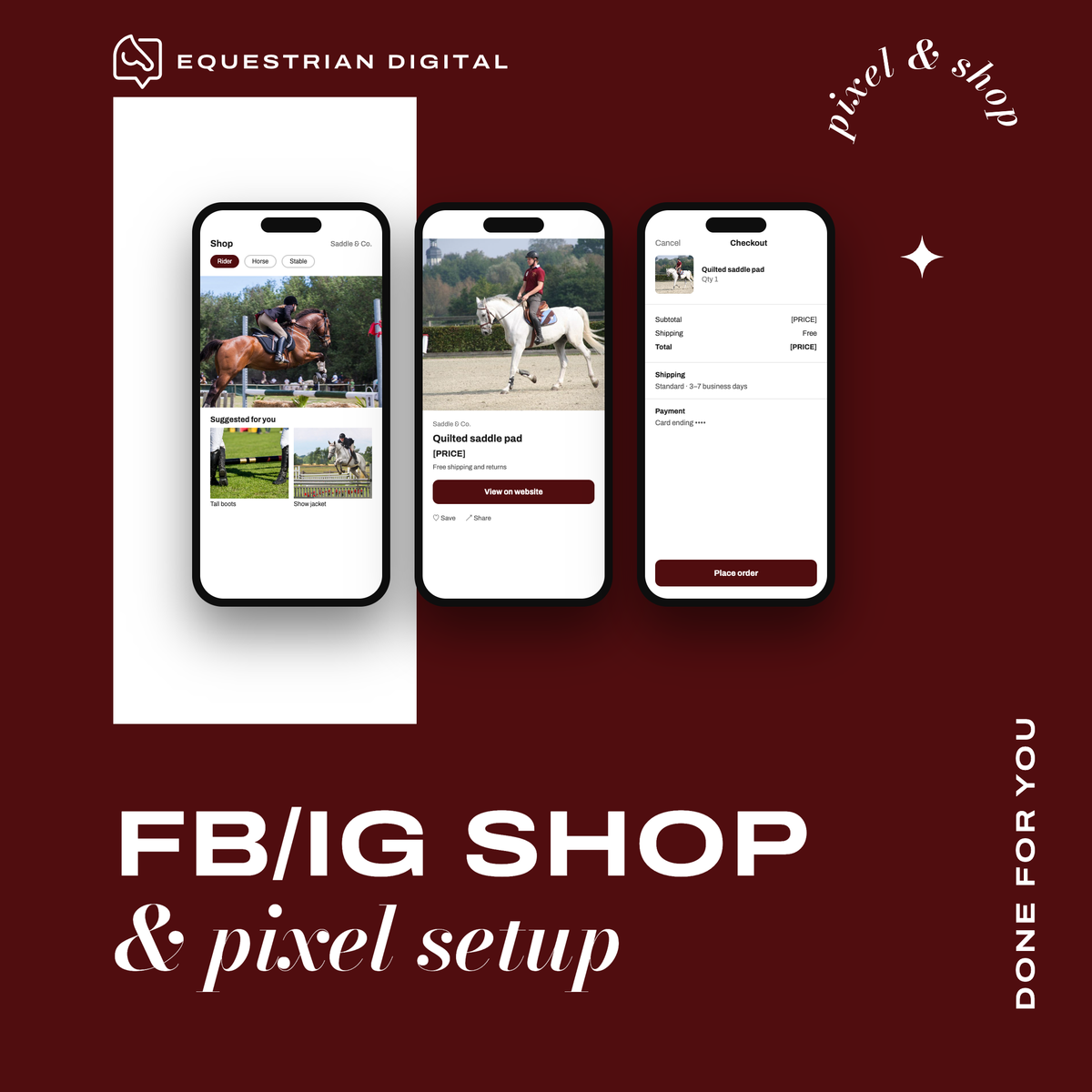 Facebook & Instagram Shop + Pixel Setup